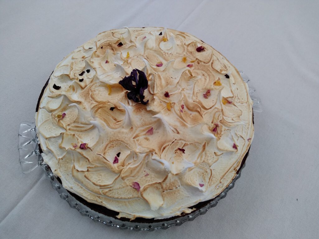 Rhabarber-Baiser-Tarte