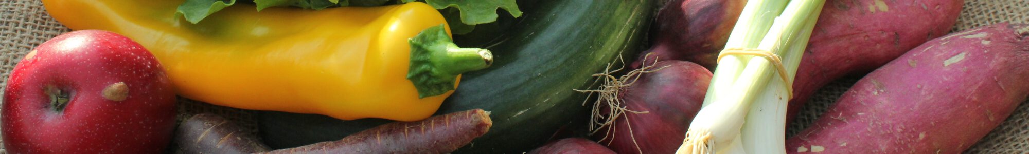 Paprika, gurke, Zwiebeln, Rüben, Äpfel
